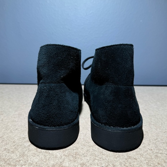 Men’s Clarks Bushacre Boots Black Suede Size 12M #15522 - Picture 4 of 6